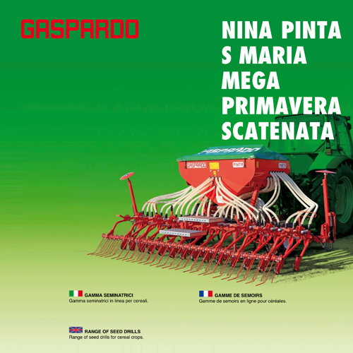 SEED DRILLS FOR CEREALS